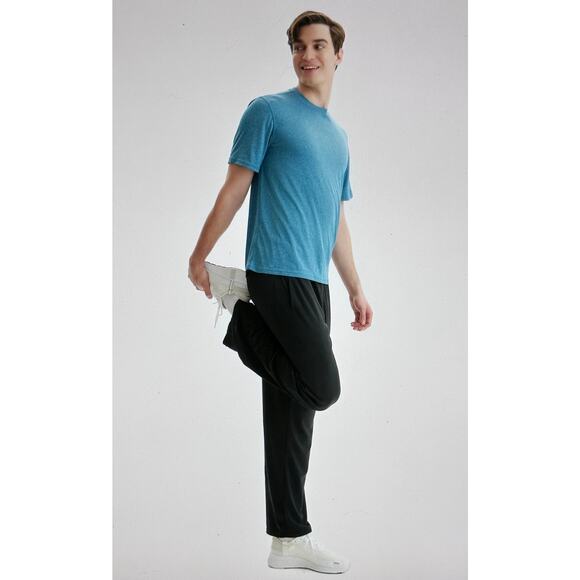 Hanes Sport Active Gear Joggers Mens Black L - Picture 9 of 16